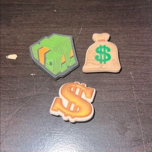 Money-Themed Shoe Charms